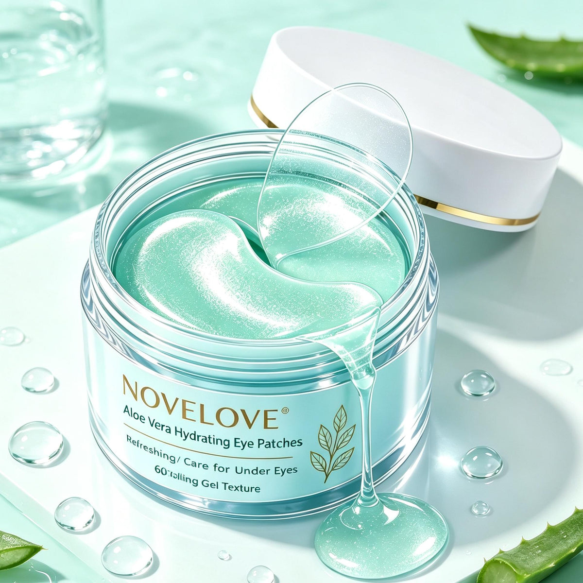 NOVELOVE® Patchs hydratants pour les yeux à l'aloe vera