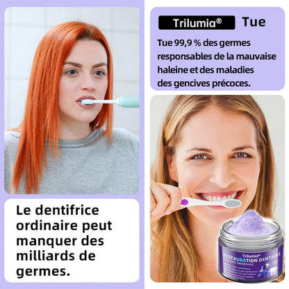 30% de réduction supplémentaire Trilumia® Teeth Restoration Poudre Minérale 👨‍⚕️ (Recommandé par Association Dentaire Française) 👨‍⚕️
