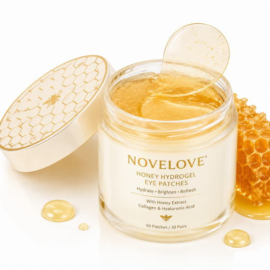 NOVELOVE®Patchs hydrogel pour les yeux au collagène et au miel