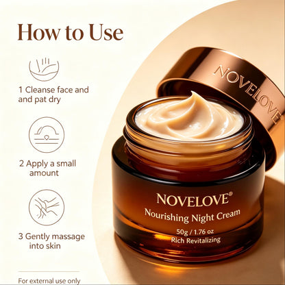 NOVELOVE® Crème de nuit nourrissante