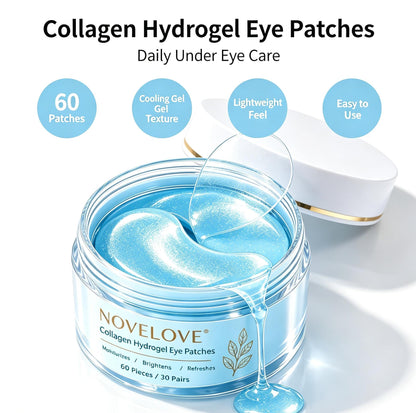 NOVELOVE® Patchs pour les yeux à base d'hydrogel de collagène