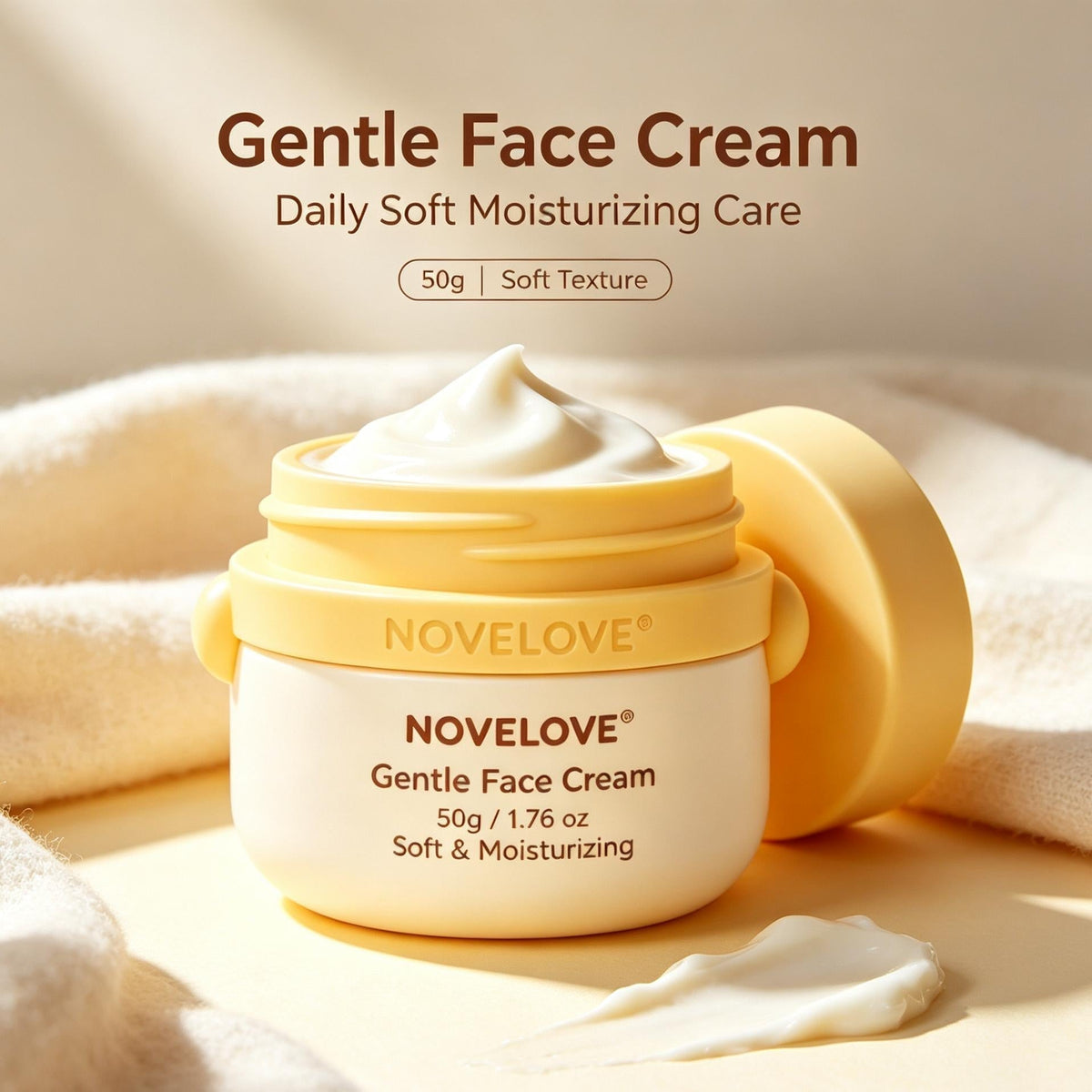 NOVELOVE® Crème douce pour le visage